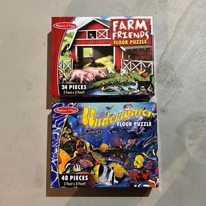 Melissa and Doug 24 and 48 piece puzzles